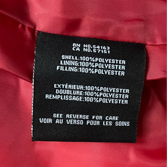 NEW Cole Haan Signature Red Puffer Vest Size XS Outdoor Warm Winter Hiking - Picture 5 of 8